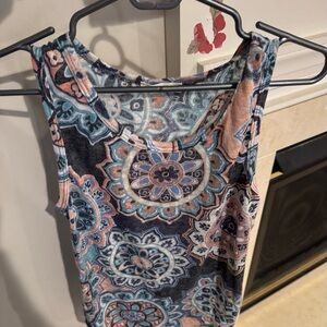 Bombom women's tank top, floral print, small